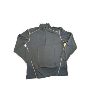 Rivers End Sport Mens DryMatrix 1/4 Zip Pullover Large Moisture Wicking Anti-Mic